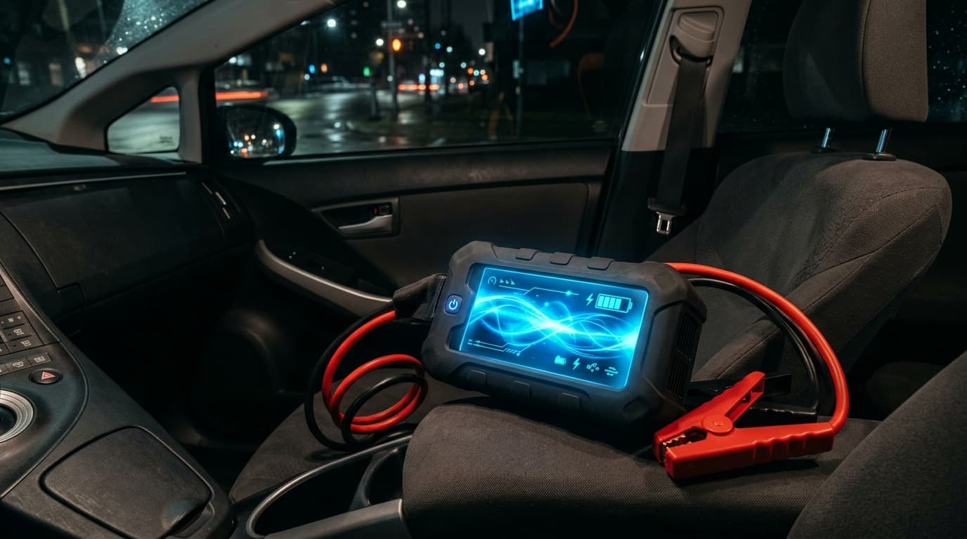 Hybrid car jump starter or battery charger?